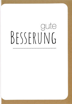 Grusskarten Prestige Gute Besserung