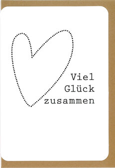 Grusskarten Prestige Viel Gl&uuml;ck zusammen