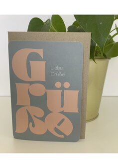 Grusskarte Up Liebe Gr&uuml;sse