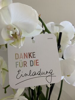 Power Mini Karte Danke f&uuml;r die EInladung