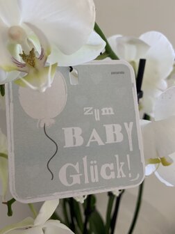 Power Mini Karte zum Babygl&uuml;ck